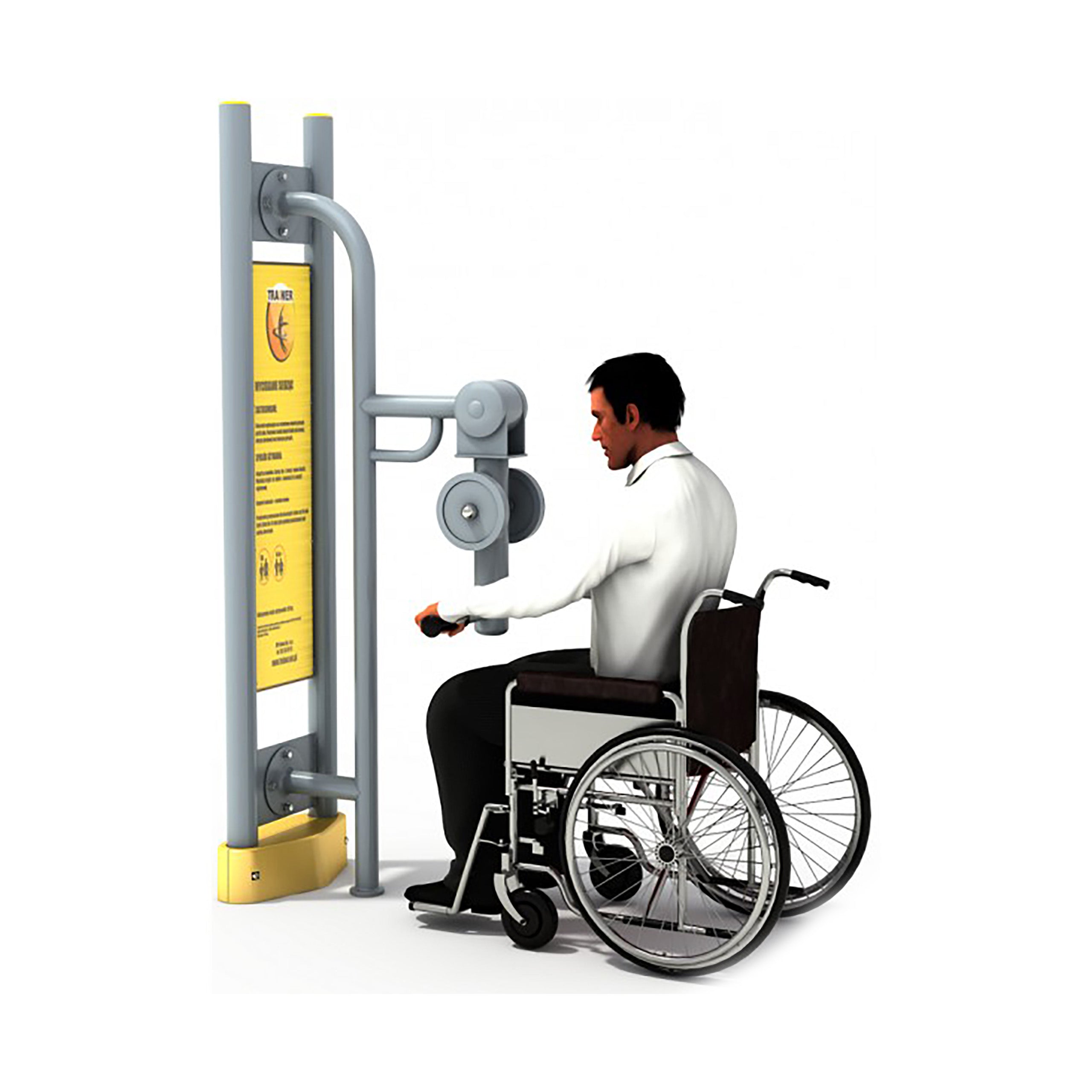 TRAINER Outdoor "Disabled Series" Low Arm Trainer Disabled