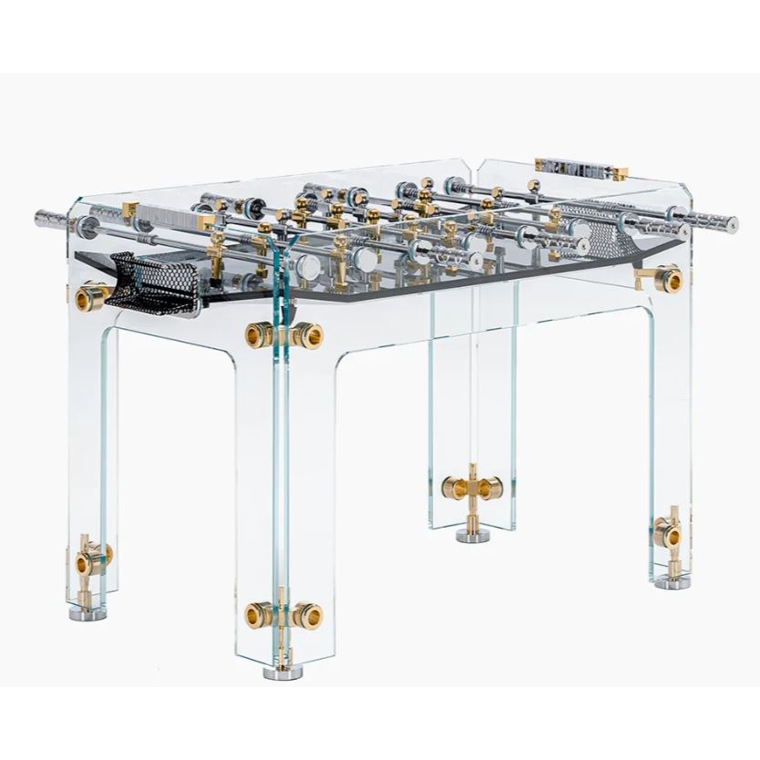 Teckell Tischfußball Cristallino 24K Gold