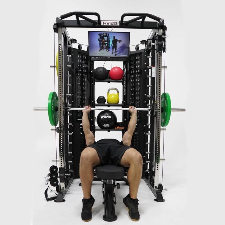 ForceUSA G15™ All-In-One Trainer Smith Machine, Rack und Double Pulley