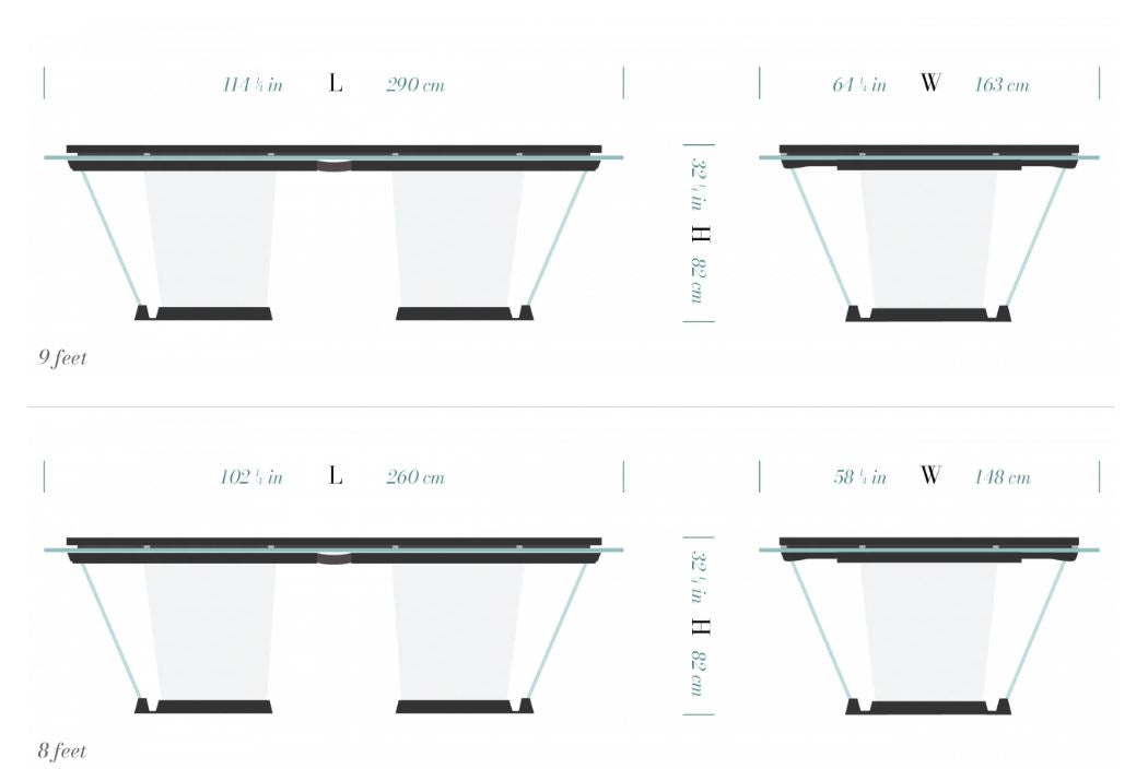 Teckell Billardtisch T1.1 Black