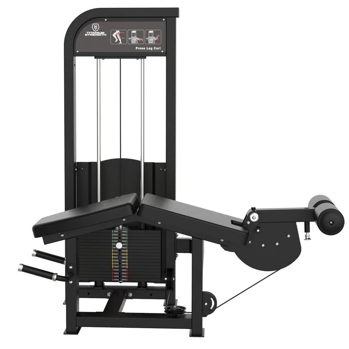 Titanium Strength Elite Series Liegender Beinbeuger