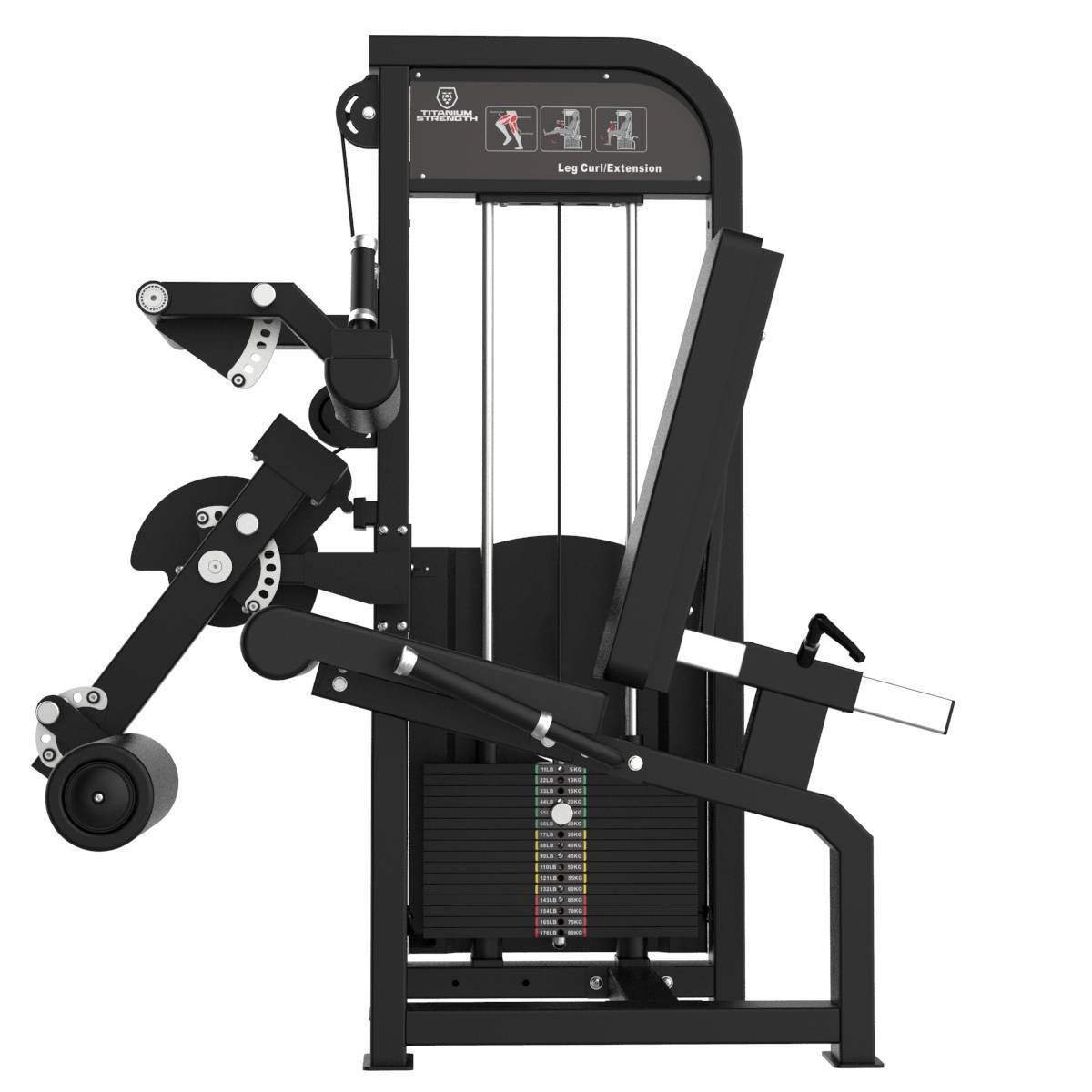 Titanium Strength Elite Series Dual Beinbeuger Sitzend und Beinstrecker
