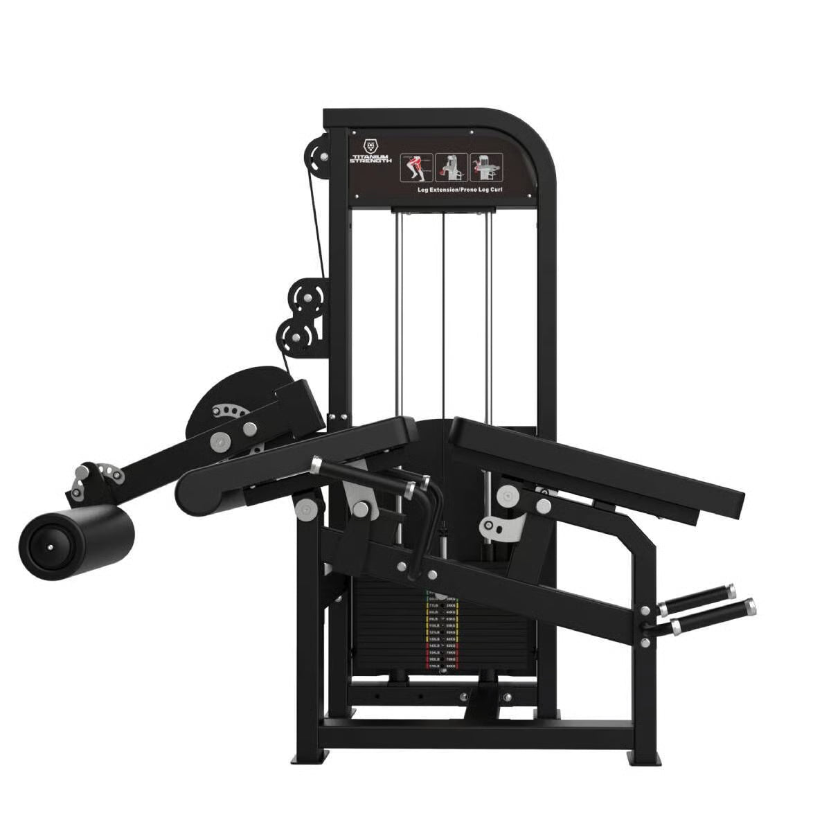 Titanium Strength Elite Series Liegender Beinbeuger und Beinstrecker Combo