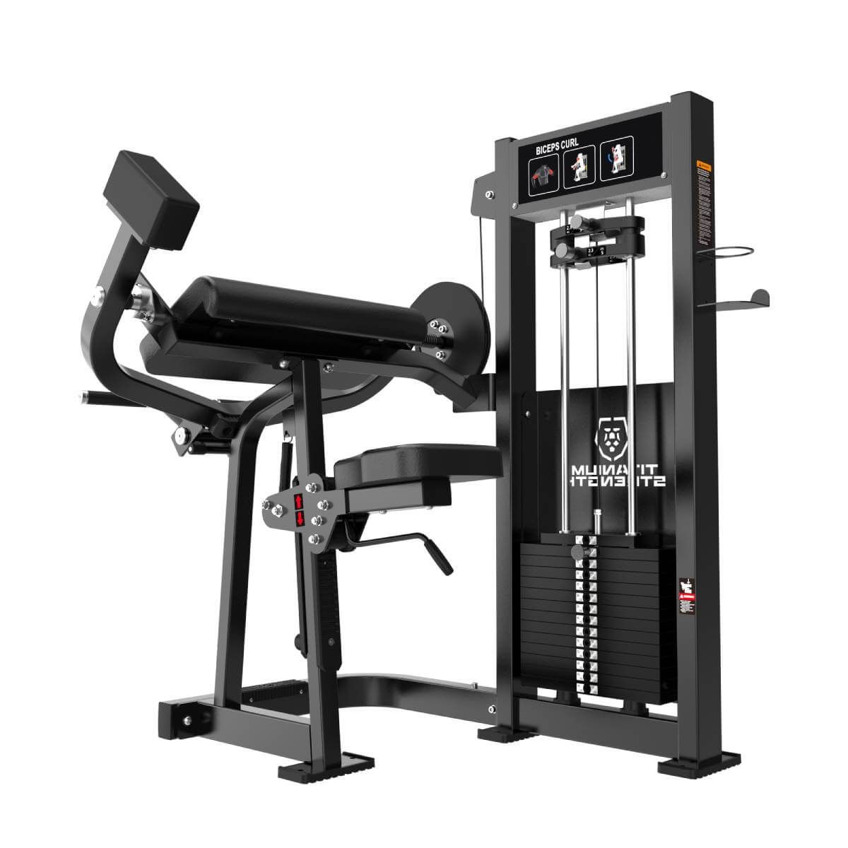 Titanium Strength Elite Series RX Bizepscurl