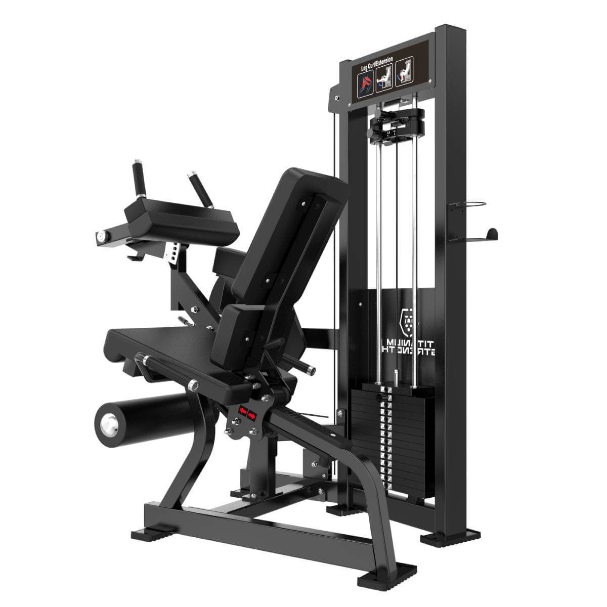 Titanium Strength Elite Series RX Beinbeuger sitzend und Beinstrecker Premium