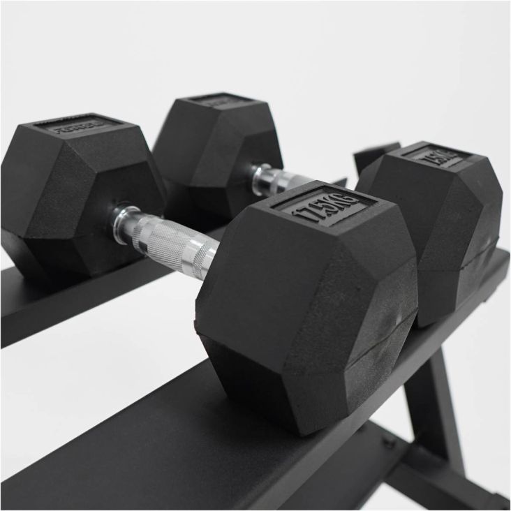 ForceUSA Rack mit 3 Ebenen für hexagonale Kurzhanteln