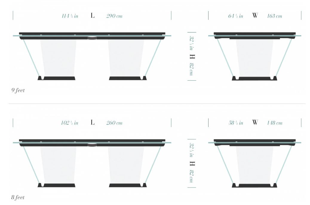 Teckell Billardtisch T1.3 Wenge