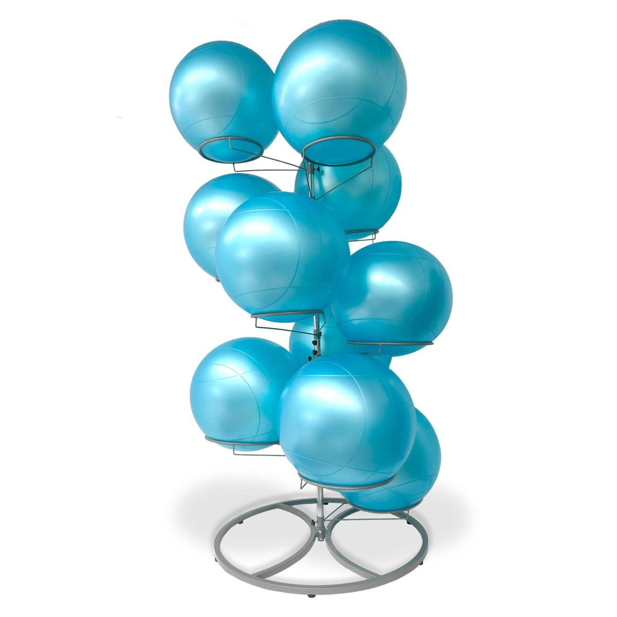 Elina Pilates Ball Rack 10er mit Bodenständer