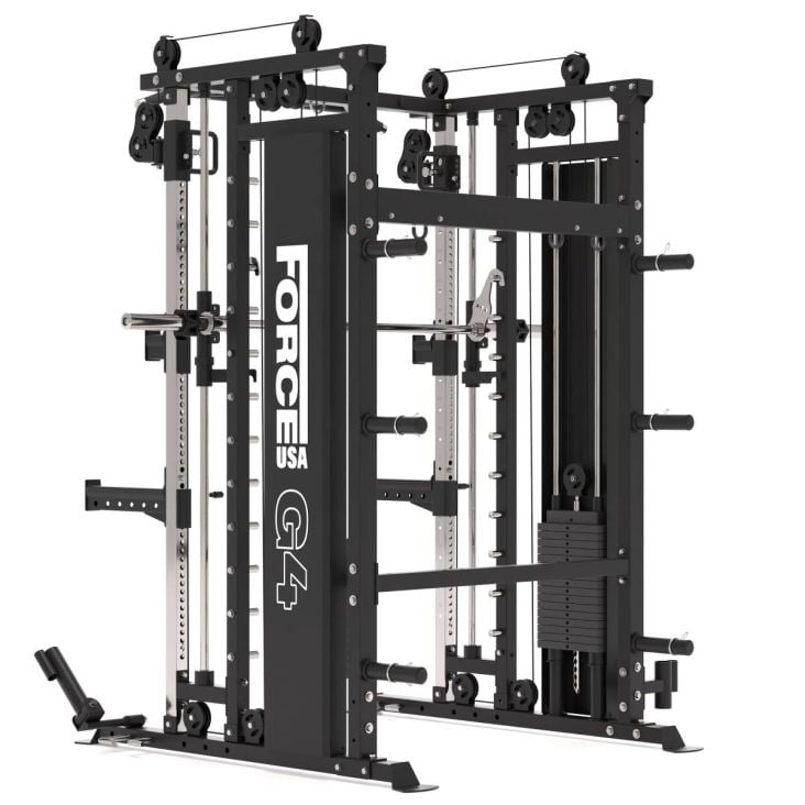 ForceUSA G4 All-In-One Trainer Rack, Smith-Maschine und Doppelseilzug