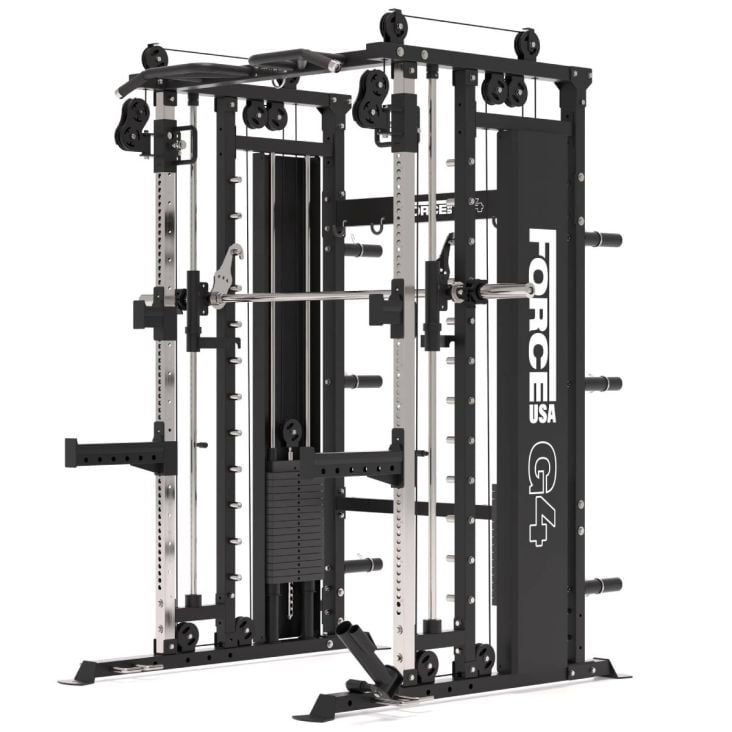 ForceUSA G4 All-In-One Trainer Rack, Smith-Maschine und Doppelseilzug