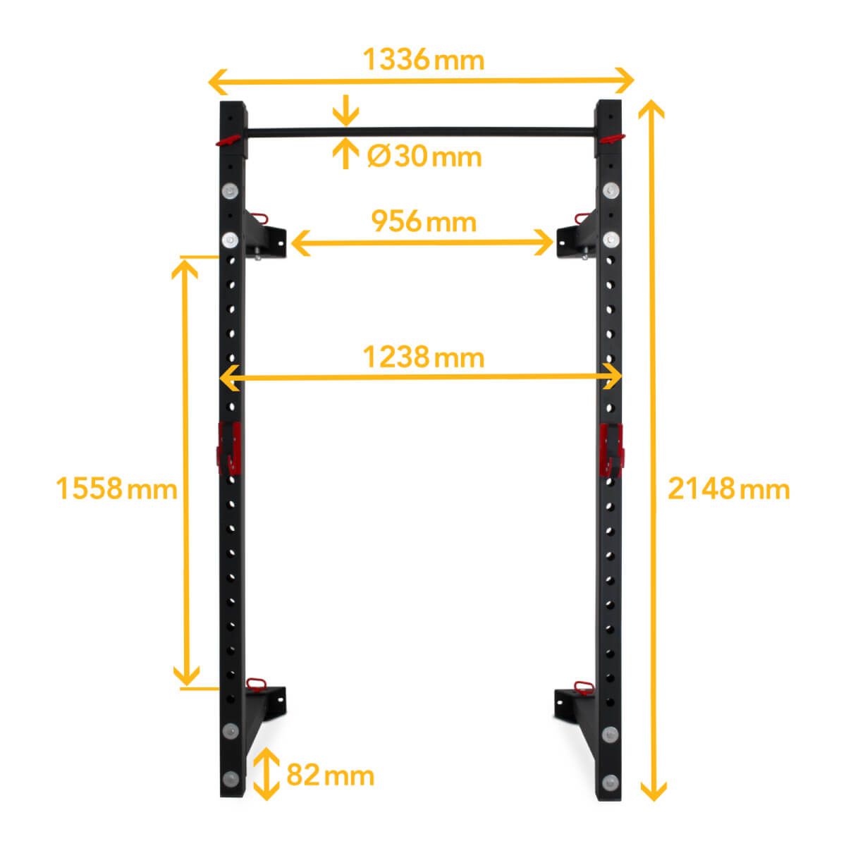 Titanium Strength Klappbares Wandrack Heavy Duty FR360