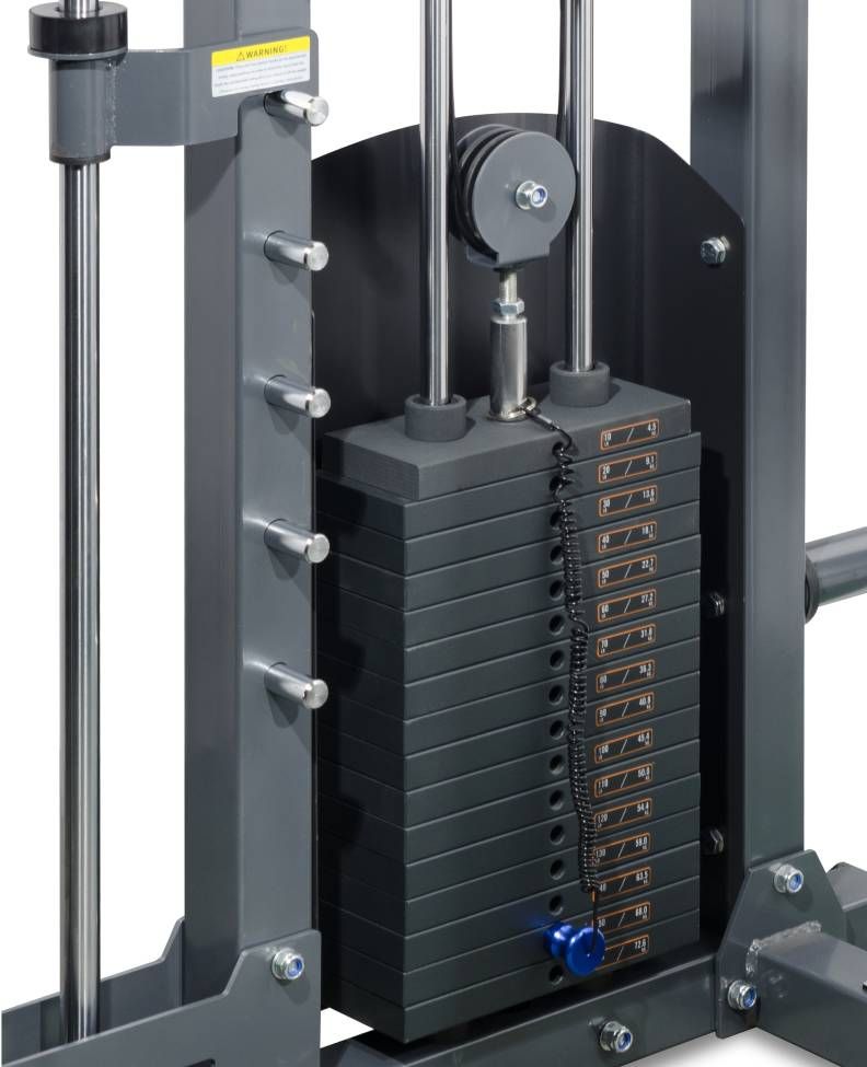 Titanium Strength Kabelzugstation Dual Pulley, Smith Machine mit Rack FT3