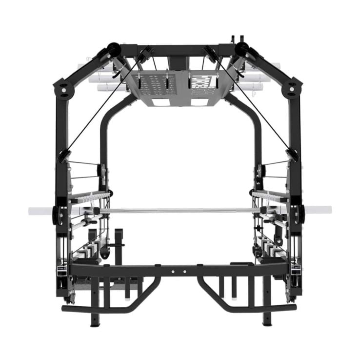 ForceUSA G12™ V2 All-In-One Trainer Double Pulley, Smith Machine, Multifunktionstrainer, Rack und Beinpresse