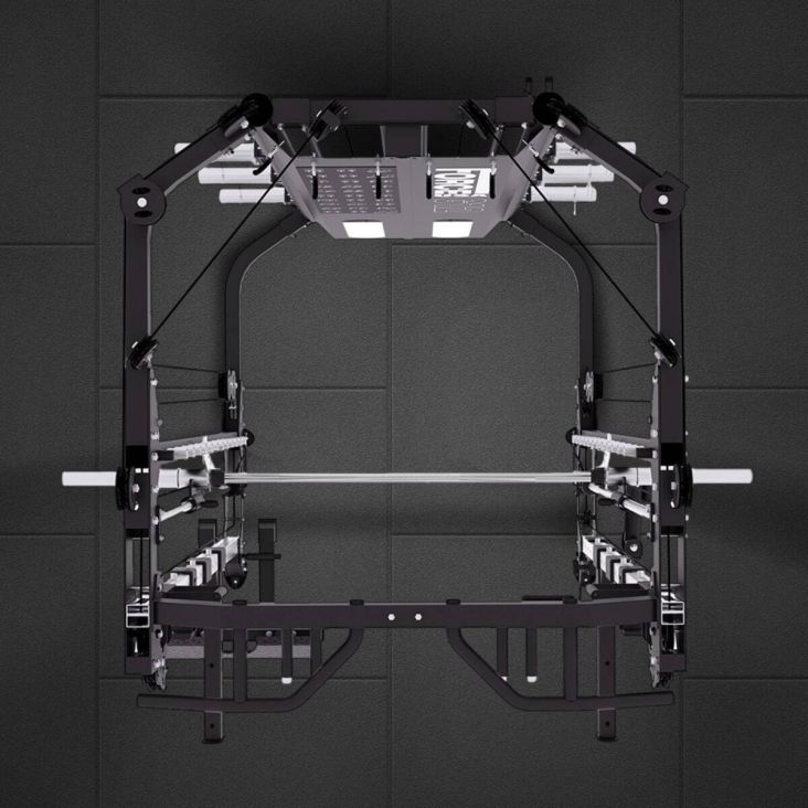 ForceUSA G12™ V2 All-In-One Trainer Double Pulley, Smith Machine, Multifunktionstrainer, Rack und Beinpresse
