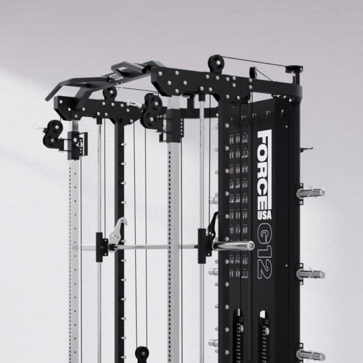 ForceUSA G12™ V2 All-In-One Trainer Double Pulley, Smith Machine, Multifunktionstrainer, Rack und Beinpresse