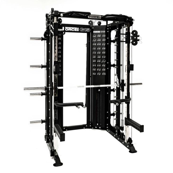 ForceUSA G15™ All-In-One Trainer Smith Machine, Rack und Double Pulley