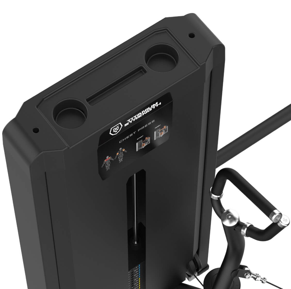 Titanium Strength Genesis Series RX unilaterale vertikale Brustpresse