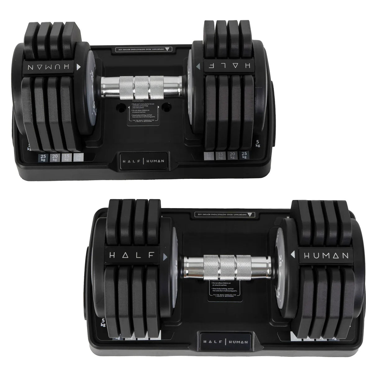 Half Human Adjustable Dumbbells 25 kg