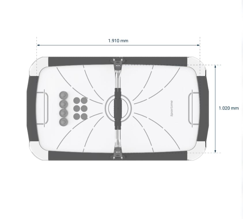 Sportime Airhockey Tisch Blizzard