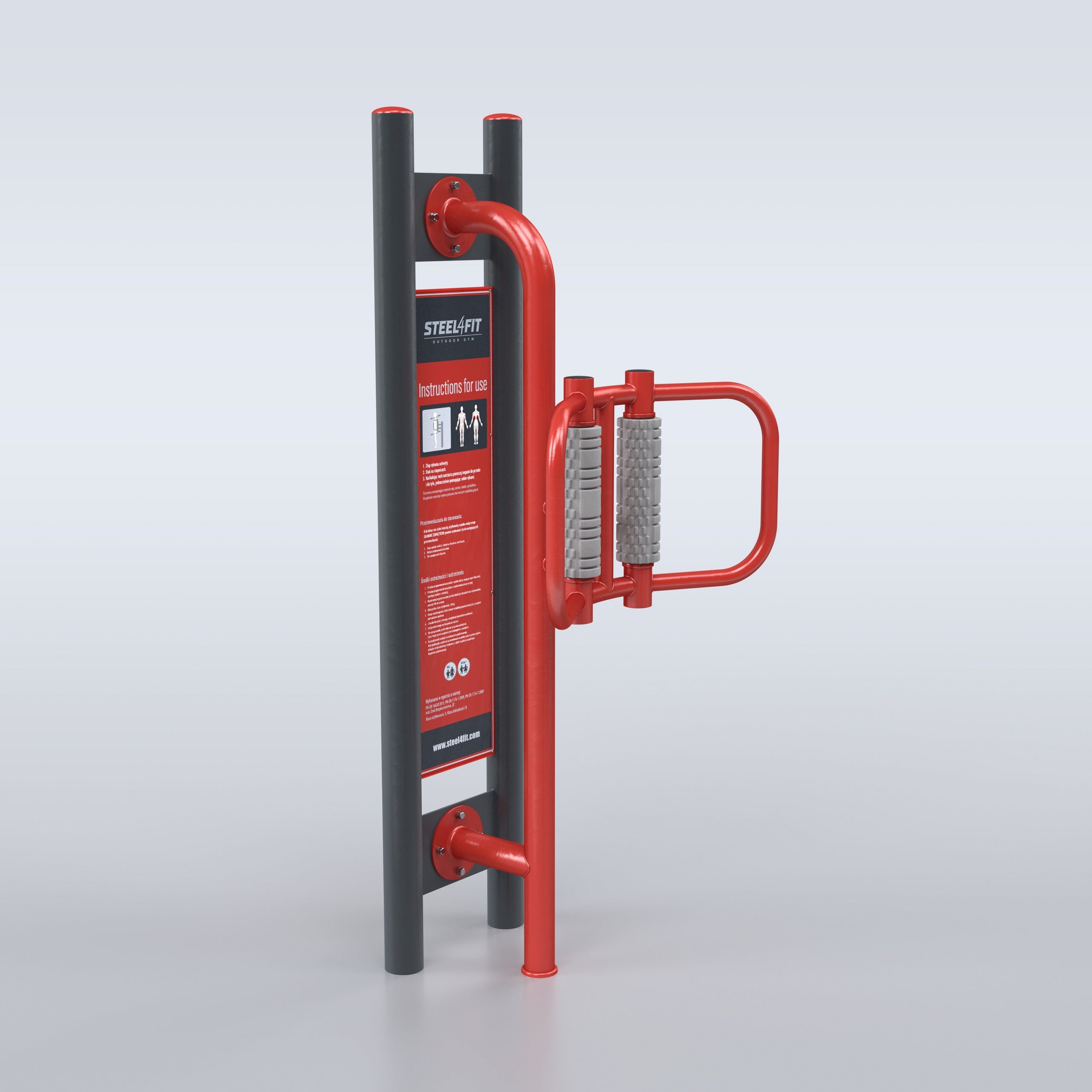 TRAINER Outdoor "3 Outdoor Gym Stations" Horizontal Massager