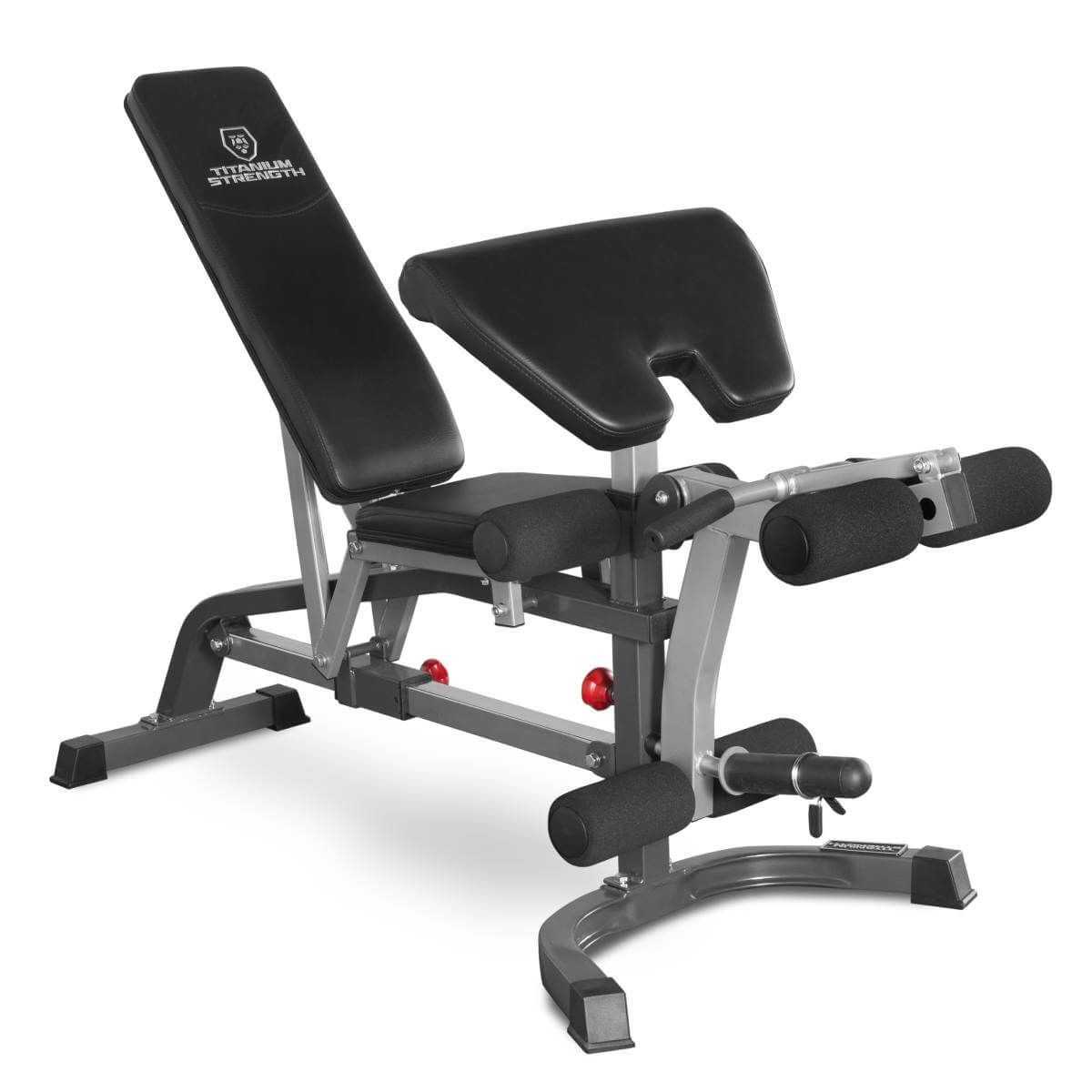 Titanium Strength Verstellbare FID-Hantelbank mit Scott Curl Pult LE23