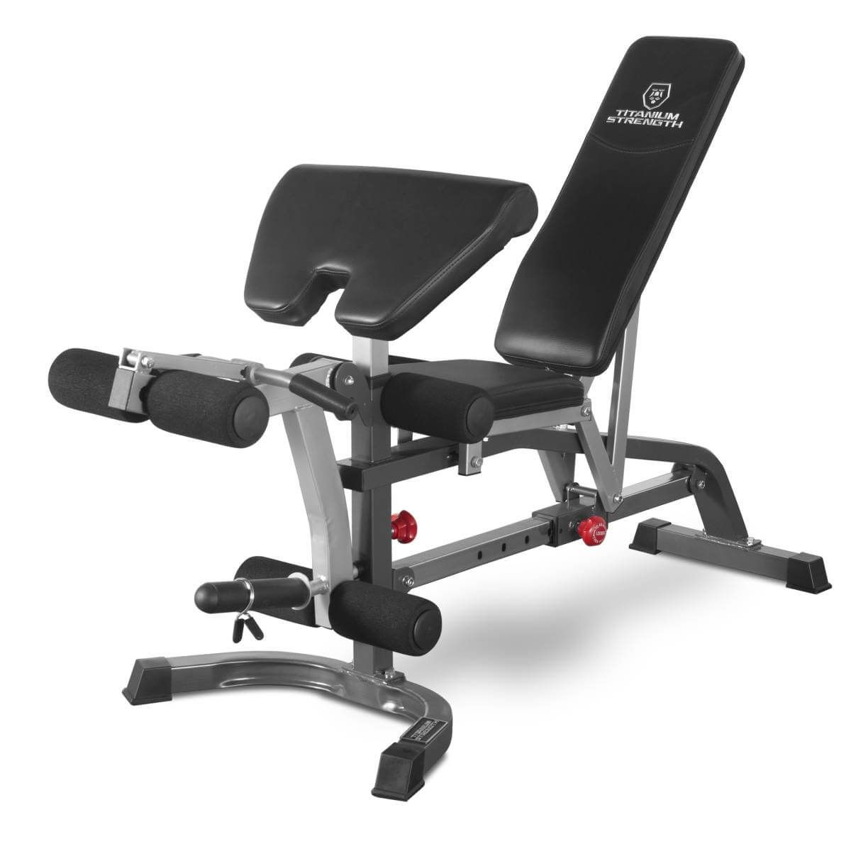Titanium Strength Verstellbare FID-Hantelbank mit Scott Curl Pult LE23