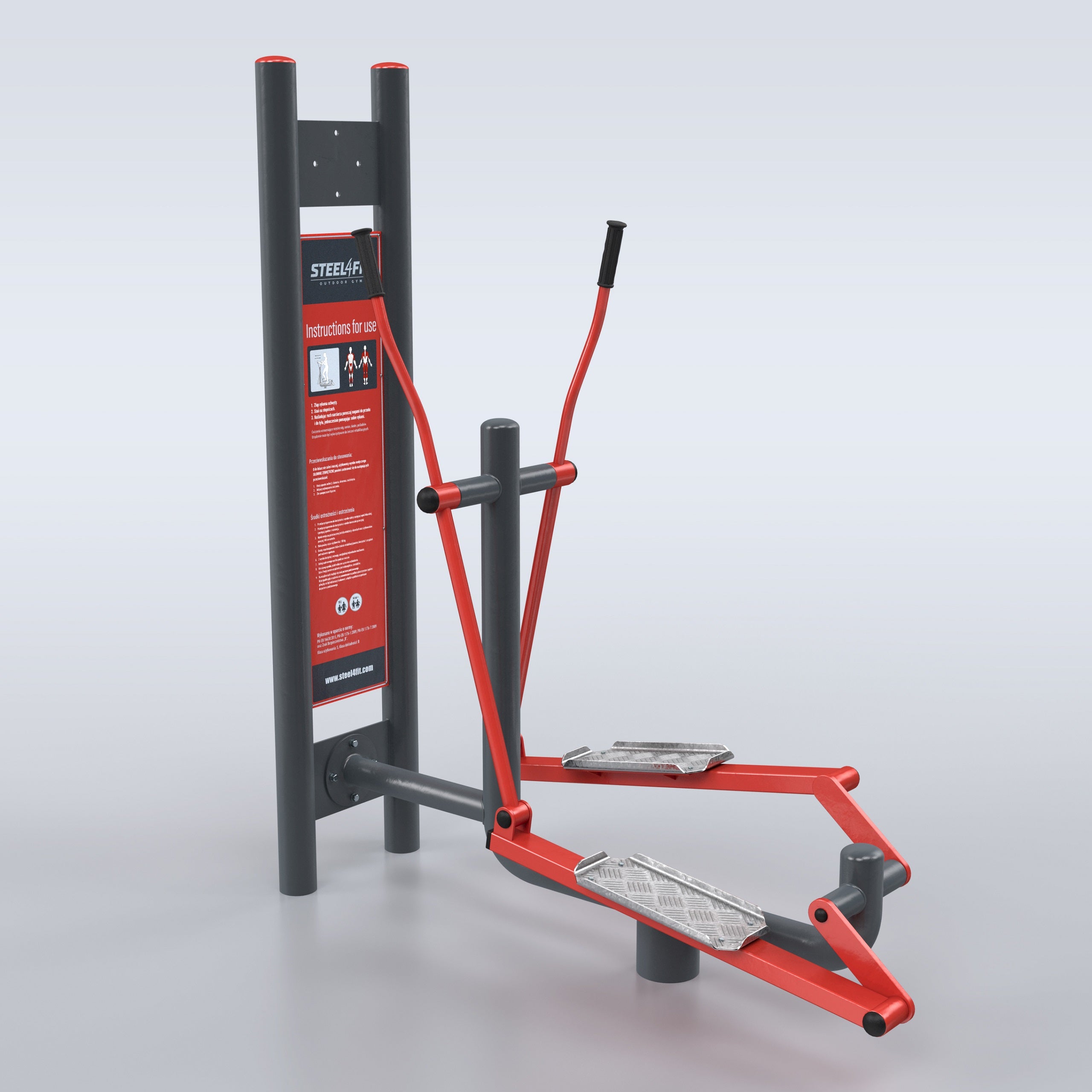 TRAINER Outdoor "3 Outdoor Gym Stations" Cross Trainer