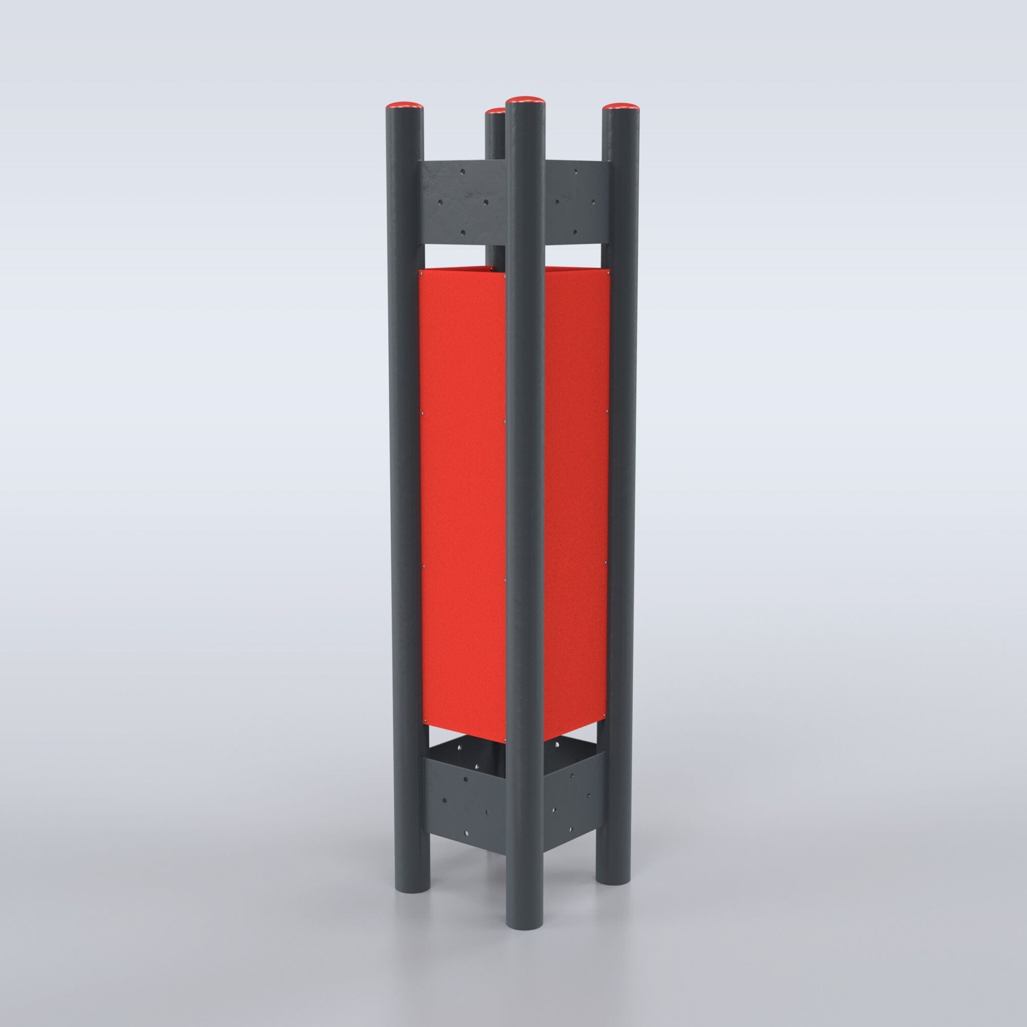 TRAINER Outdoor "4 Outdoor Gym Stations" Quadruple Pylone