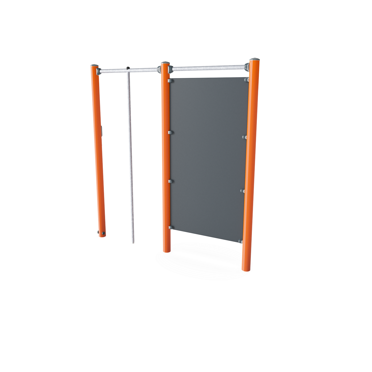 Kompan Outdoor Street Workout Human Flag Stange und Trainingswand