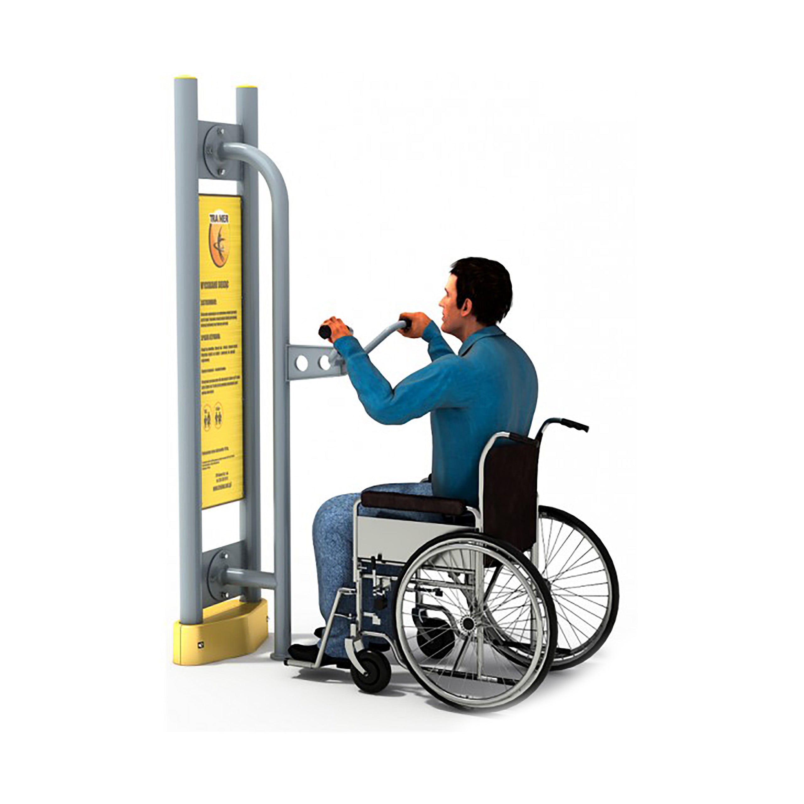 TRAINER Outdoor "Disabled Series" Pull-Up Bracket Disabled