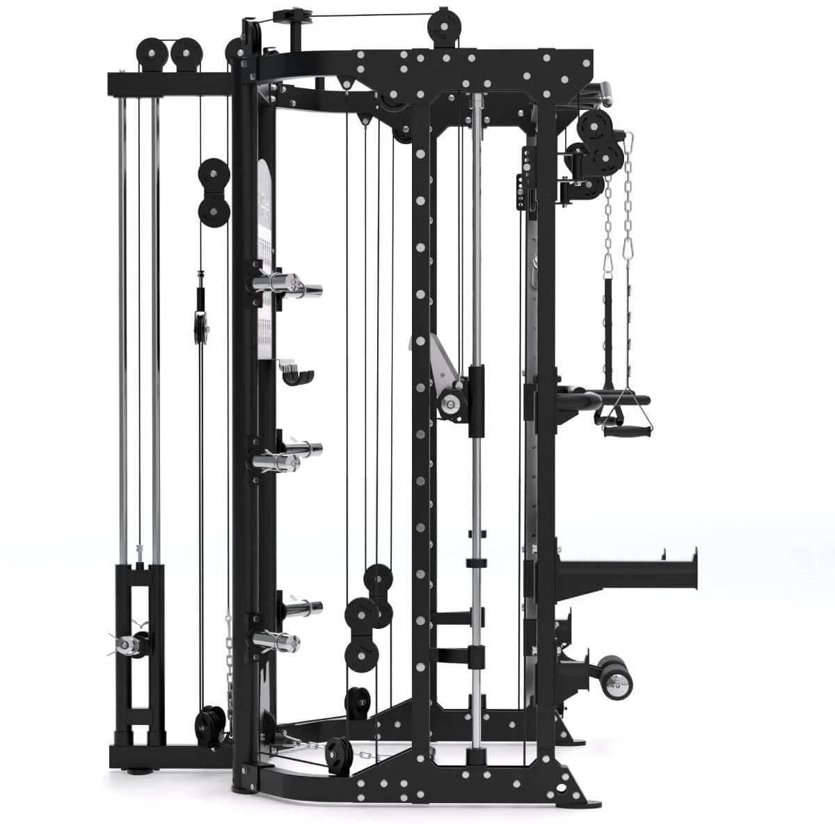 Titanium Strength All-in-One Trainer Doppelseilzug, Multipower und Power Rack R100