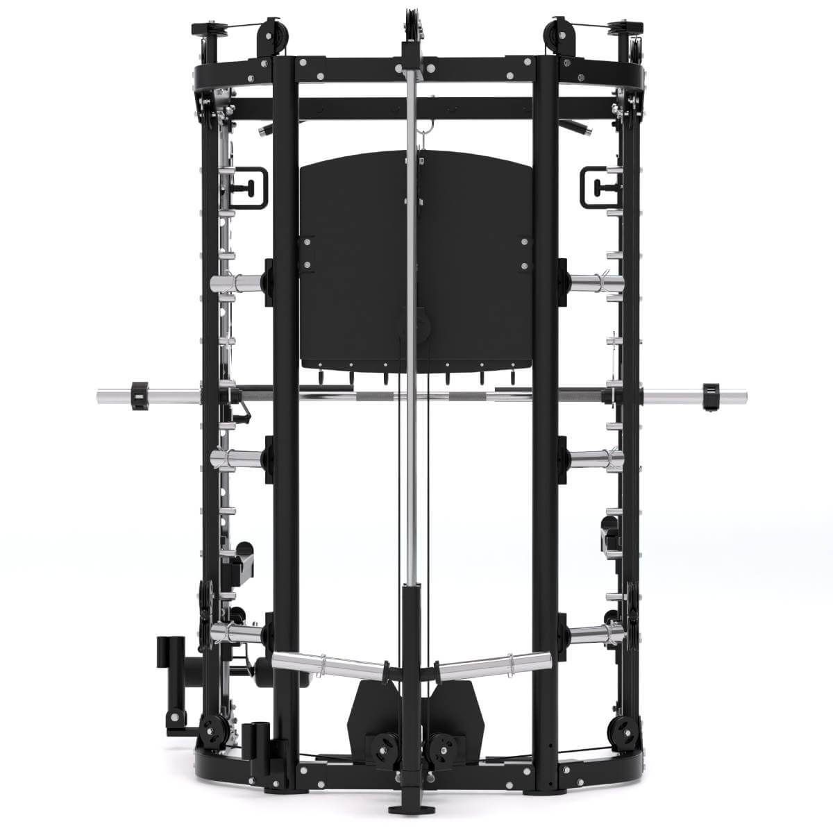 Titanium Strength All-in-One Trainer Doppelseilzug, Multipower und Power Rack R100