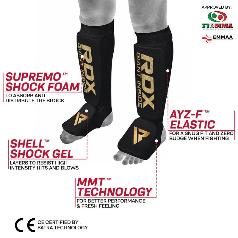 RDX Schienbeinschoner Gel MMA SI