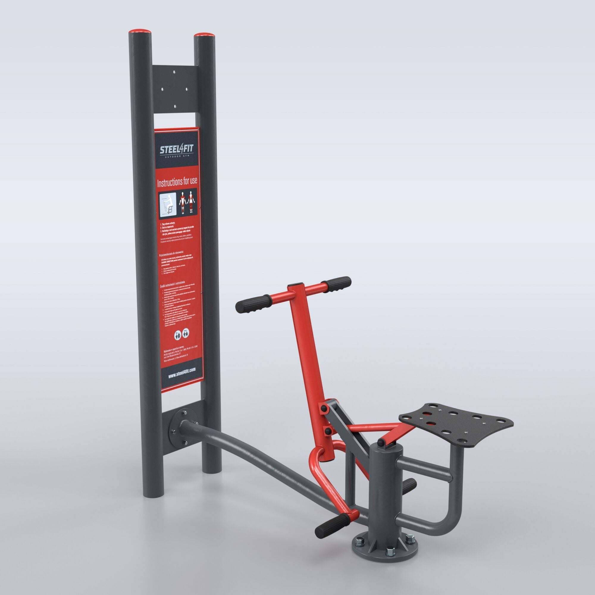 TRAINER Outdoor "3 Outdoor Gym Stations" Rider