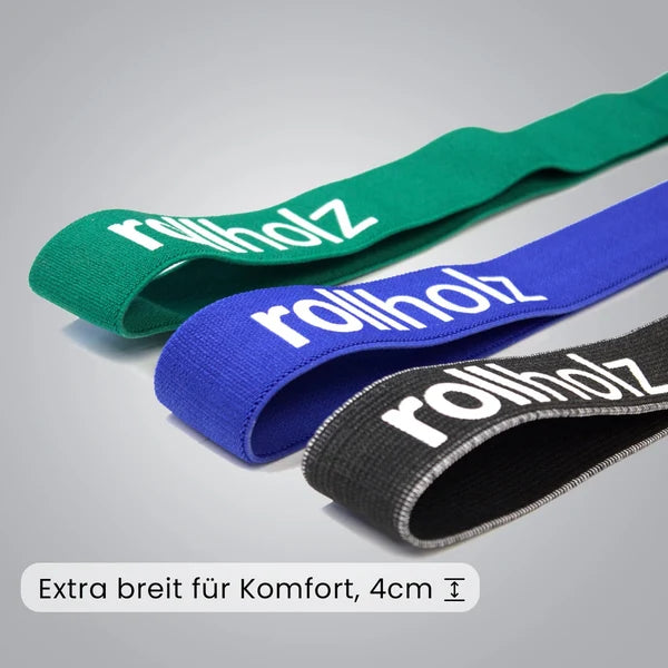 rollholz Fitnessbänder Set