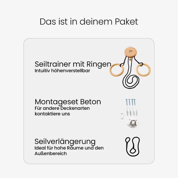rollholz Schlingentrainer höhenverstellbar
