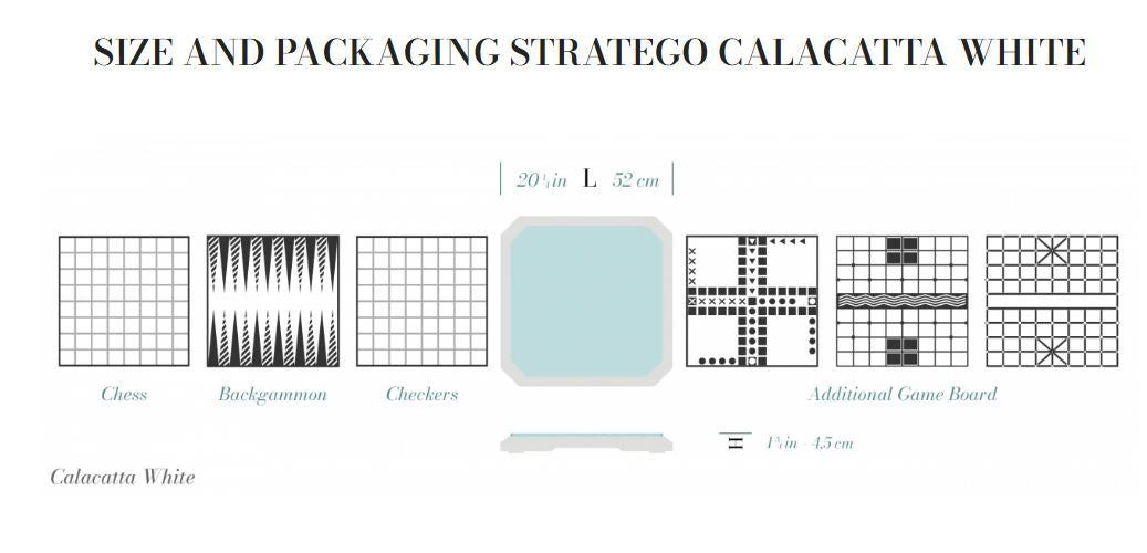 Teckell Brettspiel Stratego White
