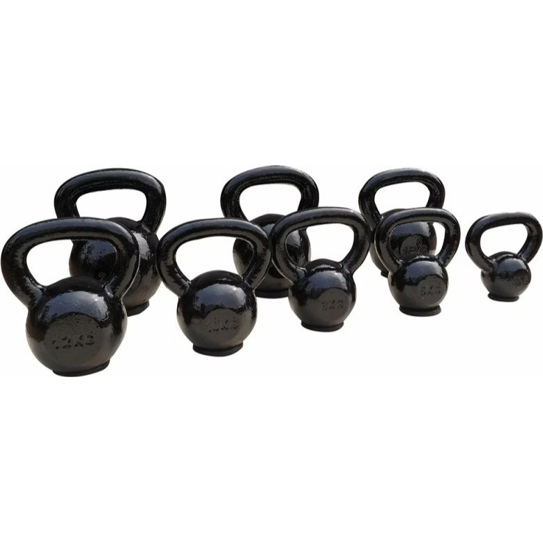 TOORX Kettlebell Gusseisen mit Gummi