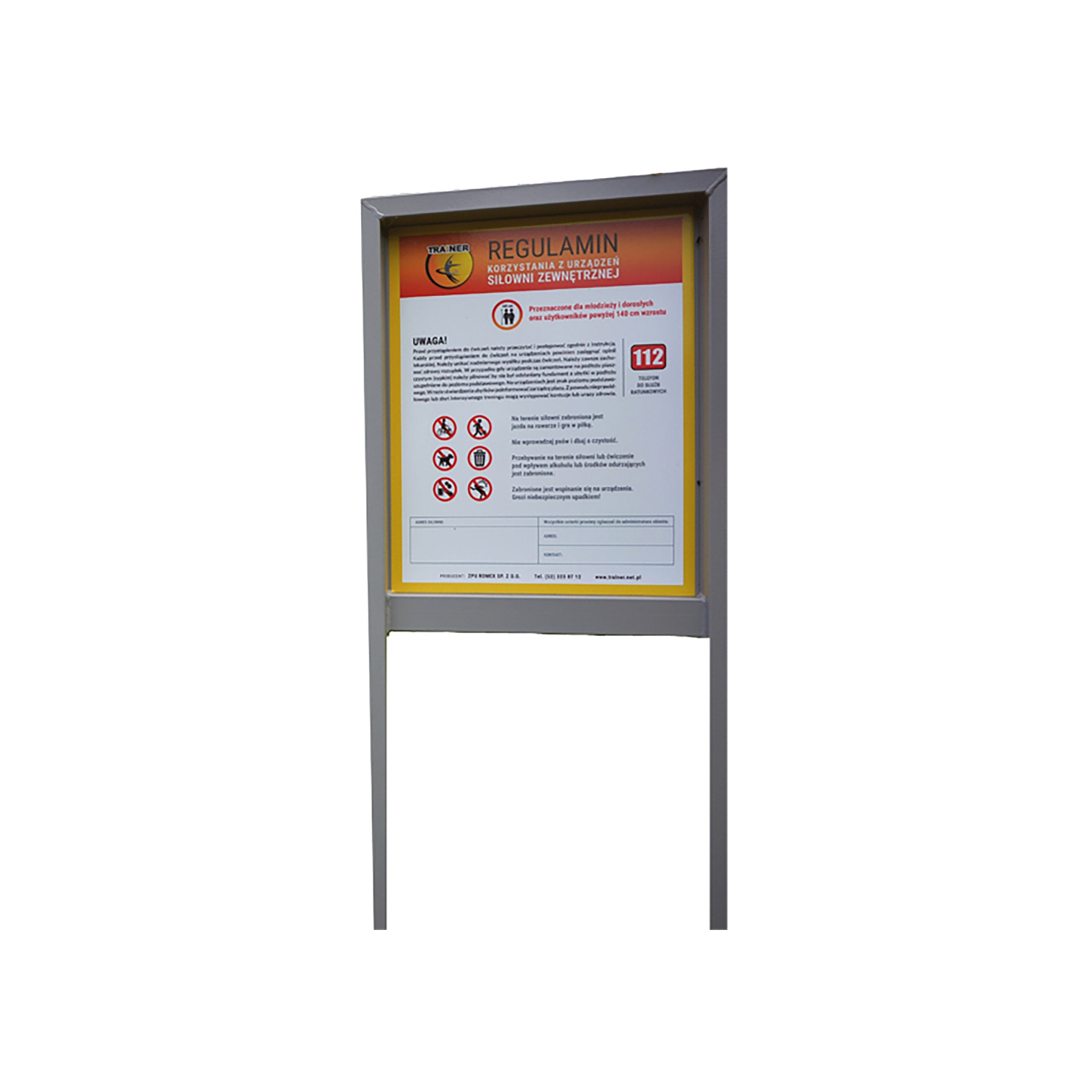 TRAINER Outdoor "Steel4Fit" Tafel