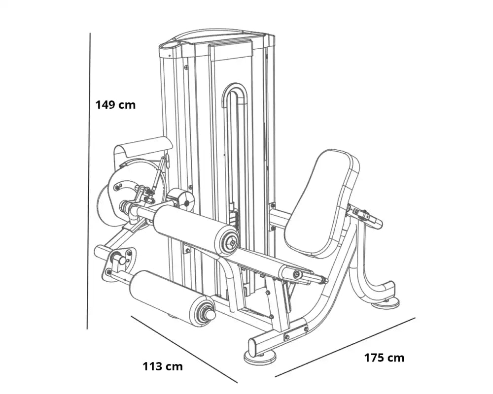 BH Fitness INERTIA Seated Calf L210B