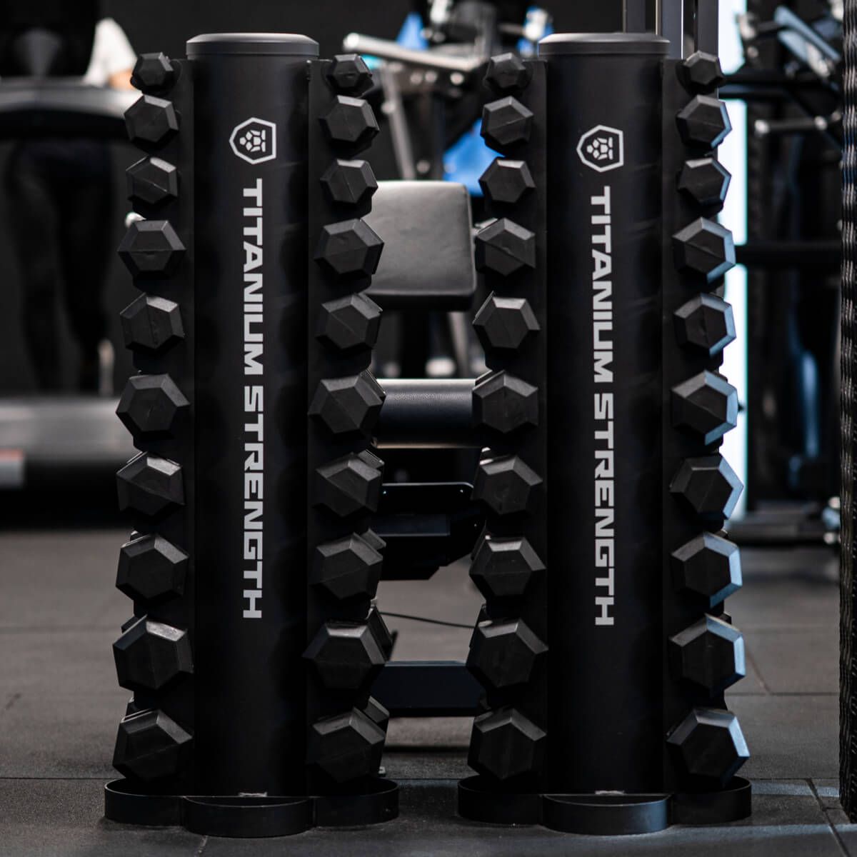 Titanium Strength Kurzhantel-Set 1-10 kg mit vertikalem Rack