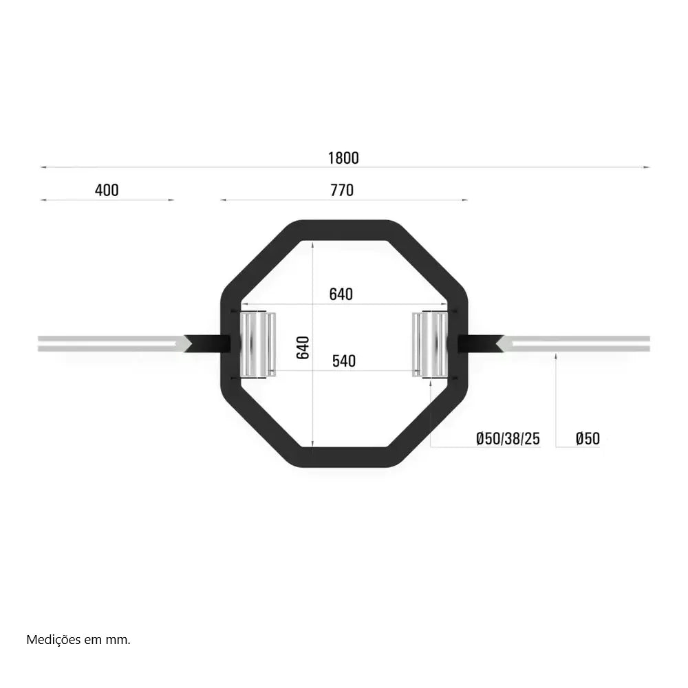 TOORX olympische Shrug Bar