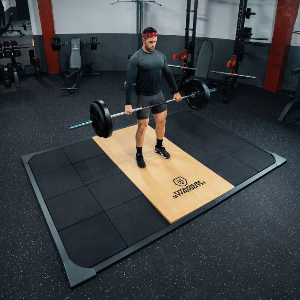 Titanium Strength Tatami Plattform für Kreuz- und Gewichtheben 2x3m