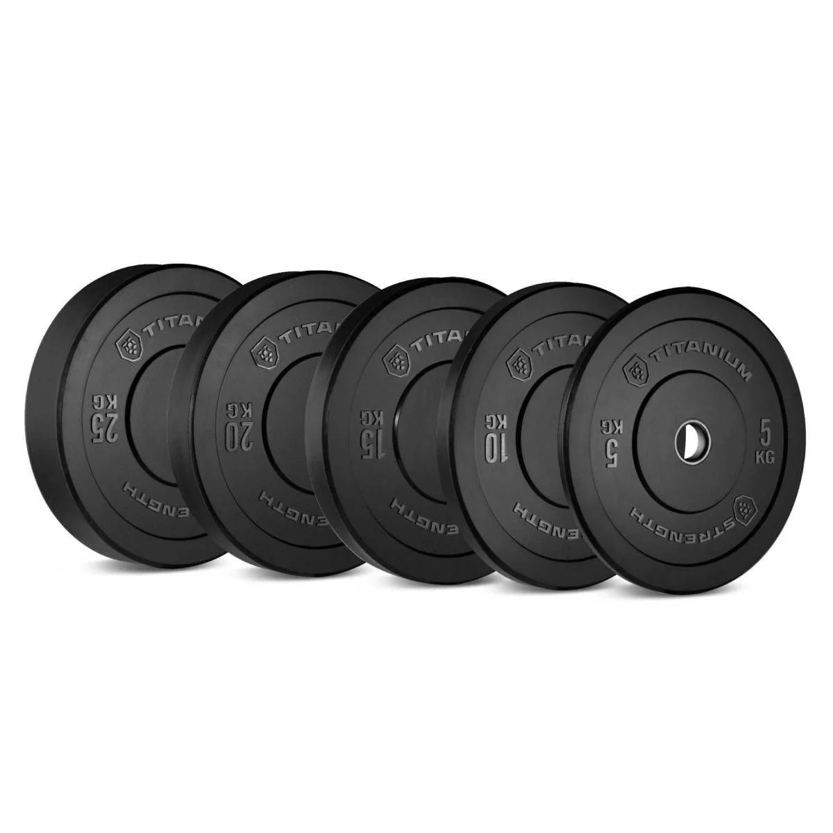 Titanium Strength Olympische Bumper Plates Set