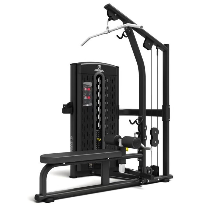 Titanium Strength Selectorized Dualtrainer High Pulley und Rudern M6 (stack loaded) TSM5021