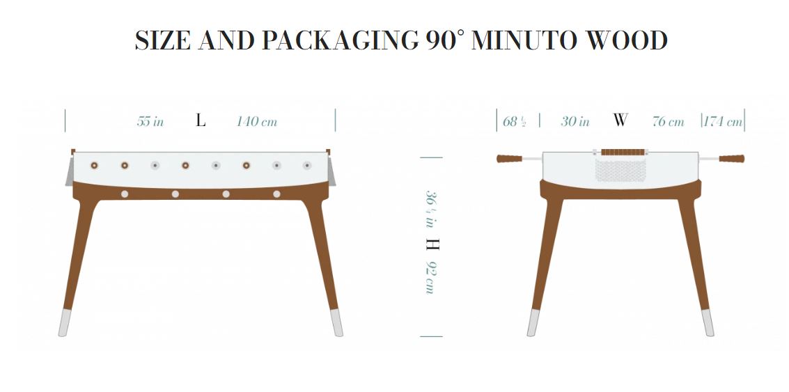 Teckell Tischfußball 90° Minuto III Wenge