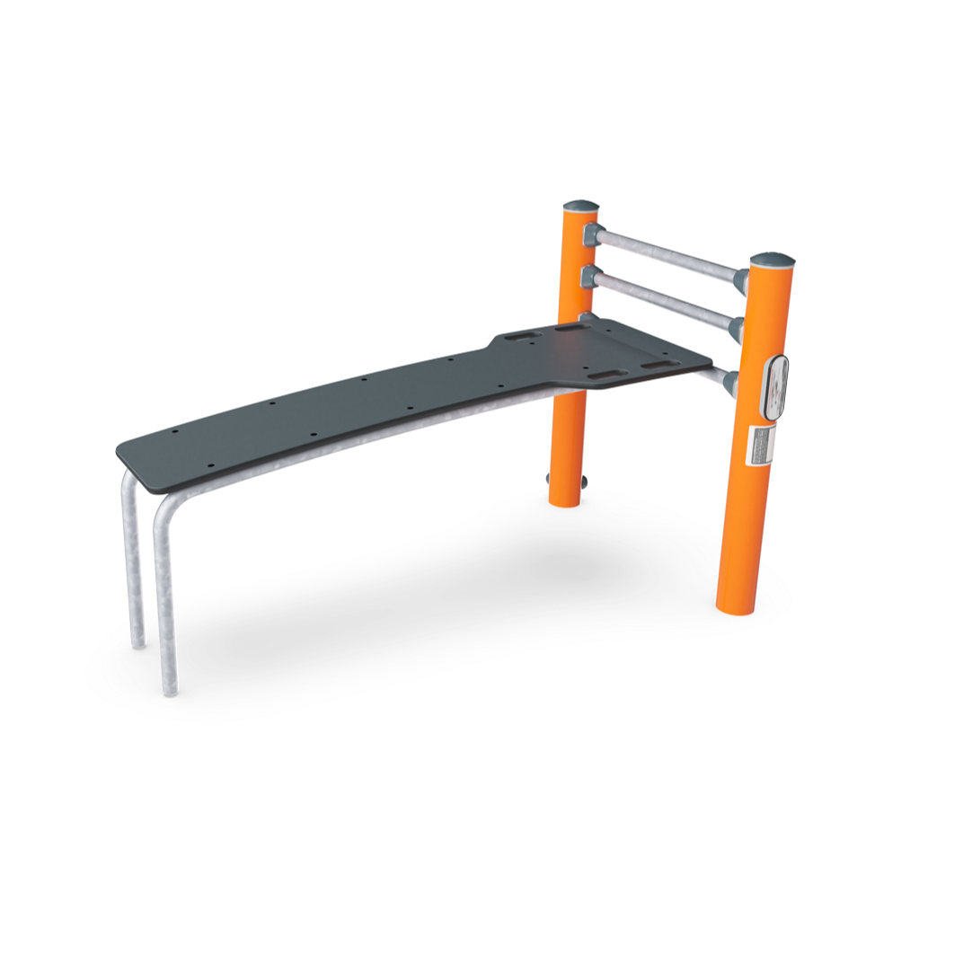 Kompan Outdoor Street Workout Sit up Bank