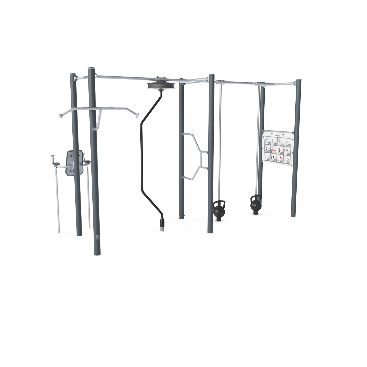 Kompan Outdoor Crosstraining Compact Combi 6