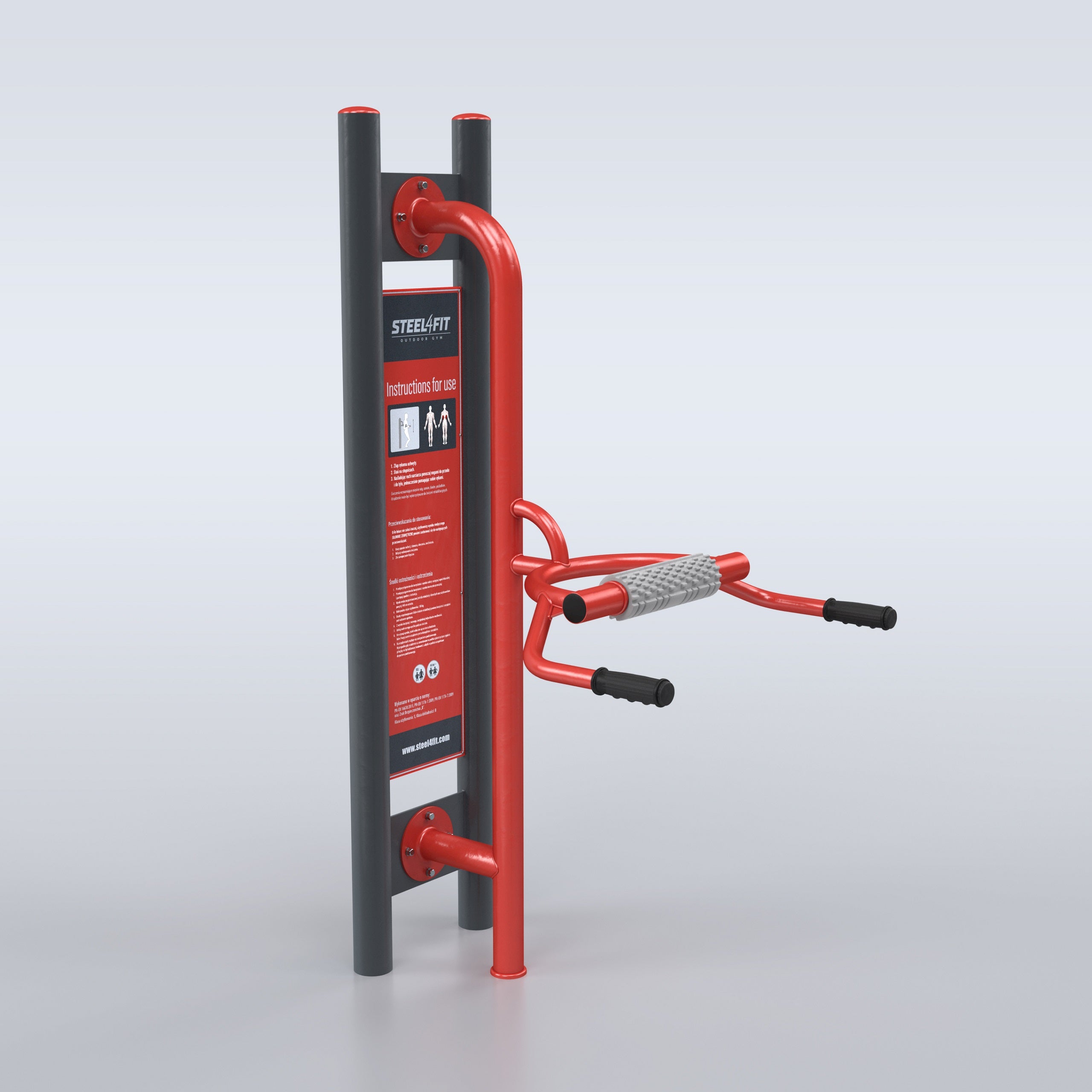 TRAINER Outdoor "3 Outdoor Gym Stations" Vertical Massager