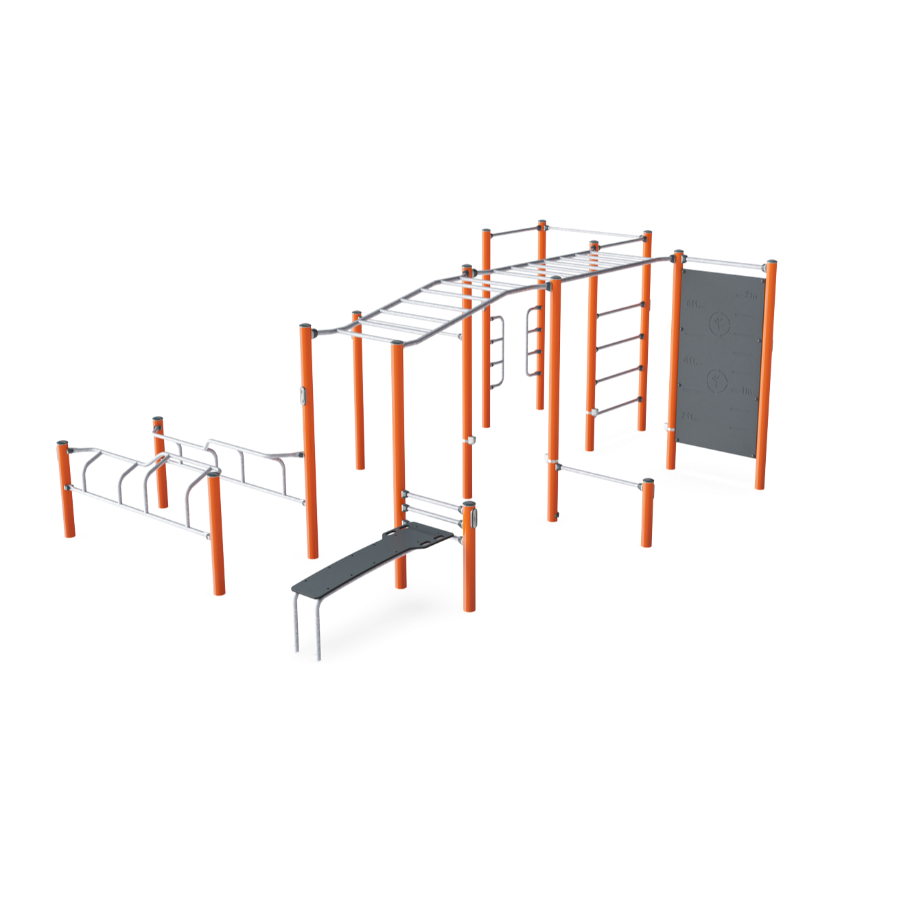Kompan Outdoor Street Workout Combi 5